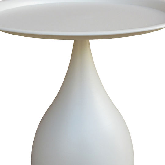 Round Side Table Samino Metal Blue L39xW39xH42cm.