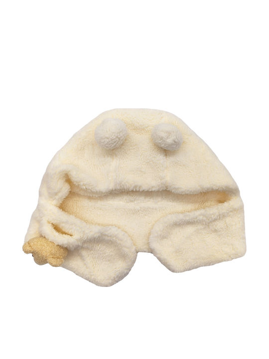 Kids Beanie Fur White