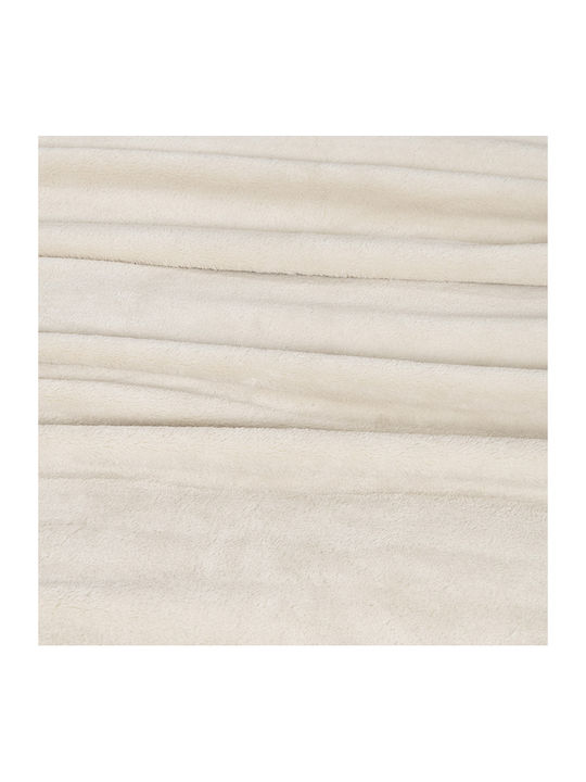 Nima Alpa Blanket Fleece Single 160x220cm Light Beige