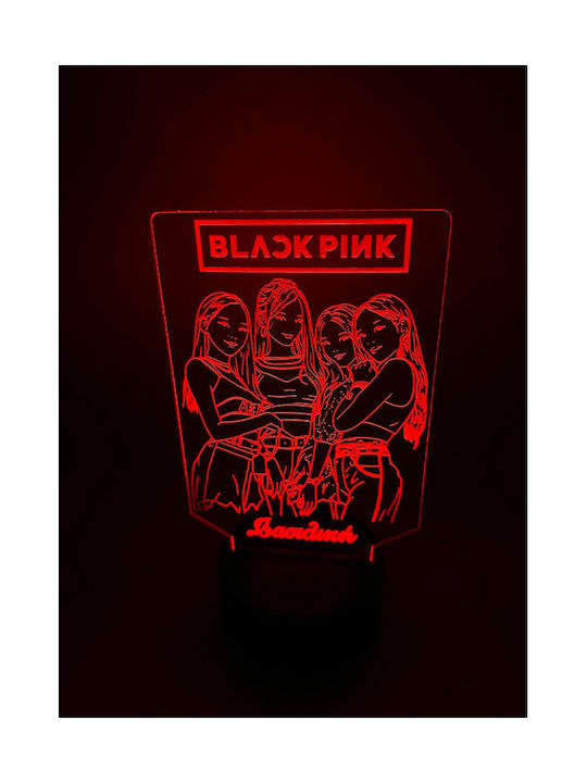 Παιδικό Διακοσμητικό Φωτιστικό Blackpink Μωβ 20x12cm