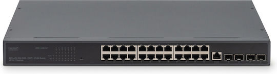 Digitus DN-80223 Managed L2 Switch με 24 Θύρες Gigabit (1Gbps) Ethernet και 4 SFP Θύρες