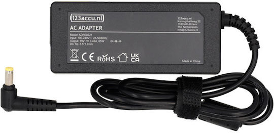 WS Xtreme Power Laptop Charger 65W 19V 3.42A for Acer with Detachable Power Cable and with plug set