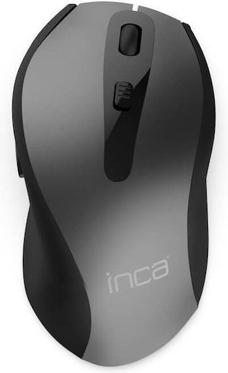Inca Ergonomic 1600 DPI Ασύρματο Ποντίκι Γκρι