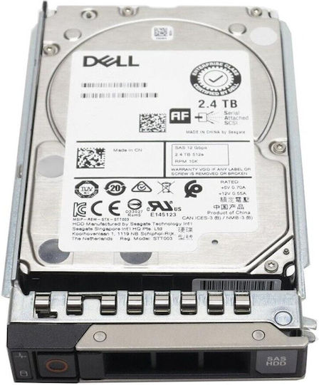 Dell 2.4TB HDD Σκληρός Δίσκος 3.5" SATA III 10000rpm για Server 161-BCFV