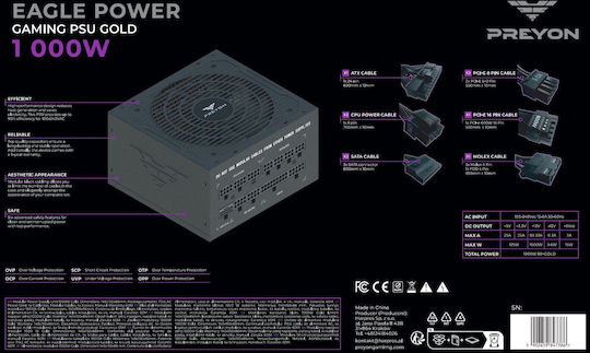 Preyon Nest Meshy+ Gaming Midi Tower Computer Case with Side Window and RGB Lighting Black