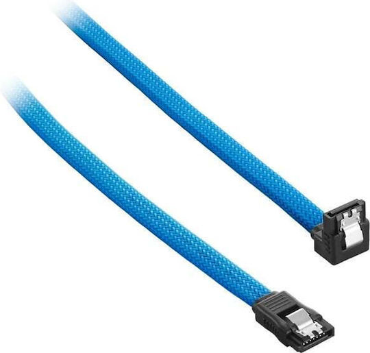 Cablemod 7-Pin SATA III - 7-Pin SATA III Кабел 30см Blue (CM-CAB-RSAT-N30KLB-R)