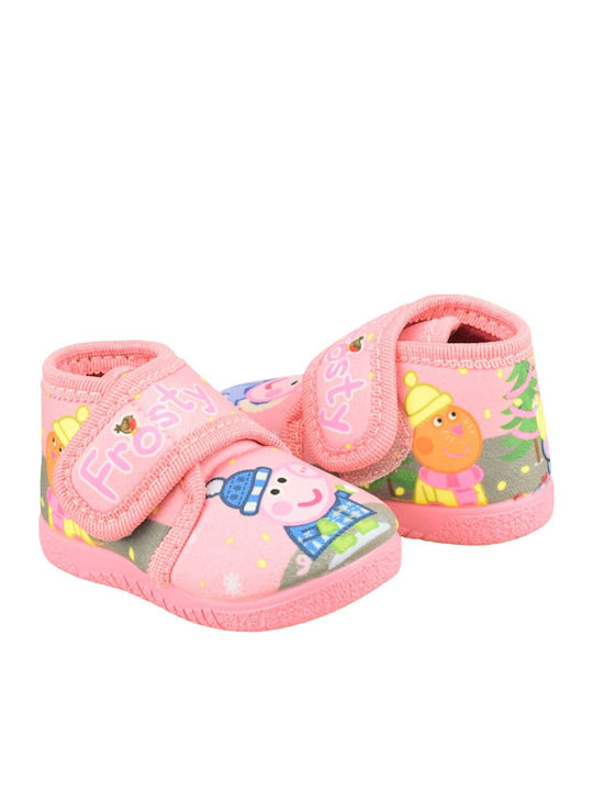 Παντόφλες Μποτάκια Ροζ Peppa