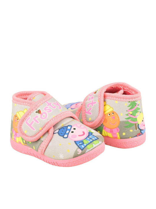 Kinderhausschuhe Stiefel Bunt