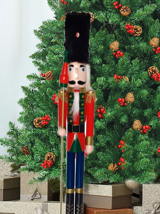ForAll Wooden Christmas Nutcracker 120cm Red
