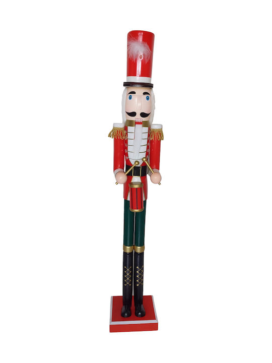 ForAll Wooden Christmas Nutcracker 120cm Red