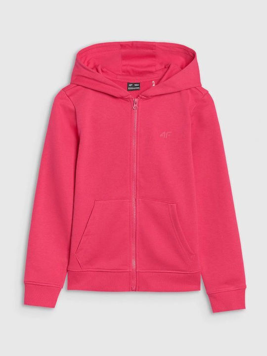 Cardigan pentru copii De bumbac cu Glugă Roz
