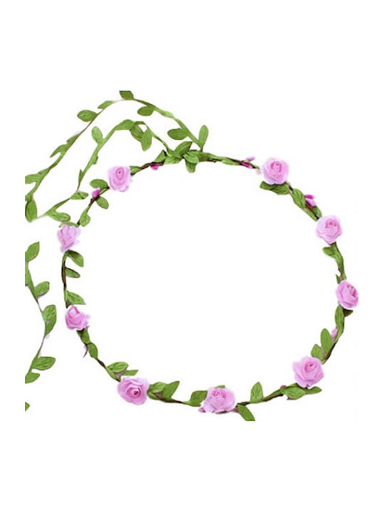 Accessories Hair Wreath White Ivory Pink Fuchsia Red Roses Bridesmaid Tammy