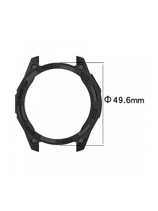 Carcasă de Silicon în culoarea Negru pentru Fenix 8
