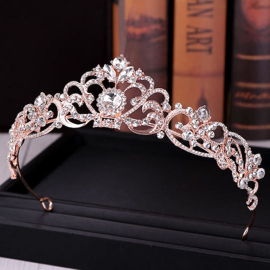 Impressive Wedding Tiara Gold Rose Gold or Silver Simone