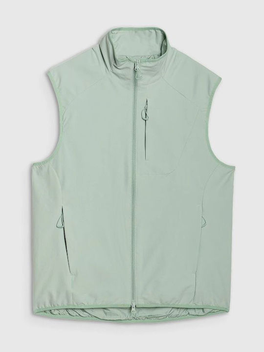 Sleeveless 3 in 1 Winter Jacket Waterproof and Windproof Green
