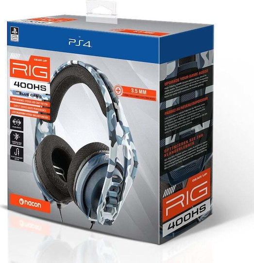 Plantronics RIG 400HS Надушници Геймърски слушалки с връзка 3,5 мм Blue Camo за PC / PS4