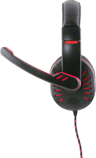 Esperanza Crow Over Ear Gaming Headset with Connection 2x3.5mm Red