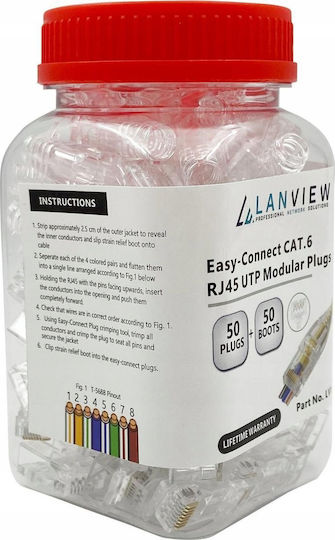 Lanview Ștecher RJ-45 50buc