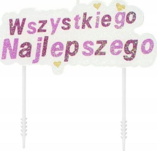 Amscan Geburtstagskerzen Nummer 8 M Glänzend 9904383