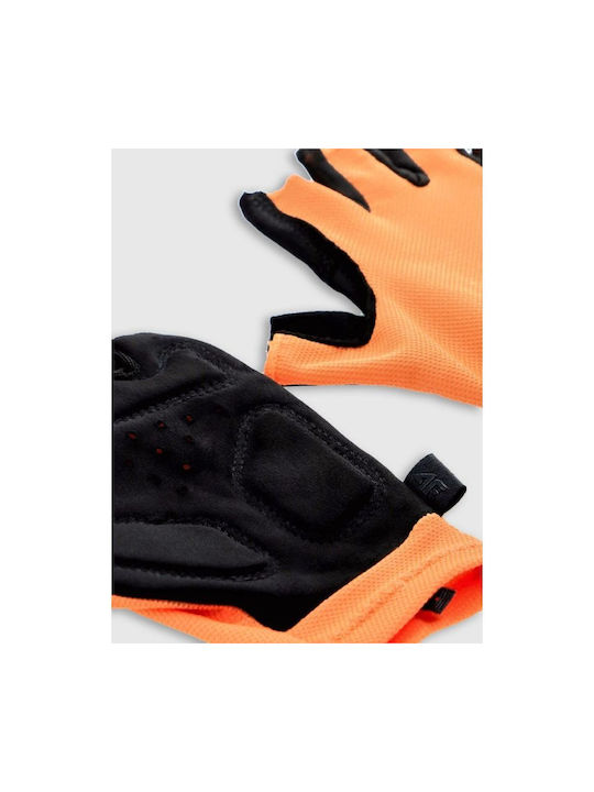 4F Unisex Fahrradhandschuhe mit Gel Orange