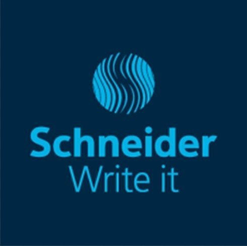 Schneider Πένα Γραφής Medium Πράσινη με Πράσινο Μελάνι