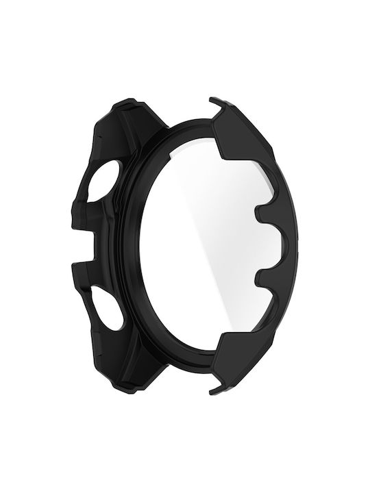 Plastic Case with Glass Black/Orange for Garmin Fenix 8 Solar (51mm)