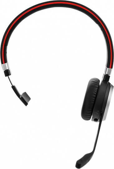 Jabra Evolve 65 TE Link 390a UC Mono Ασύρματα On Ear Multimedia Ακουστικά με μικρόφωνο και σύνδεση Bluetooth
