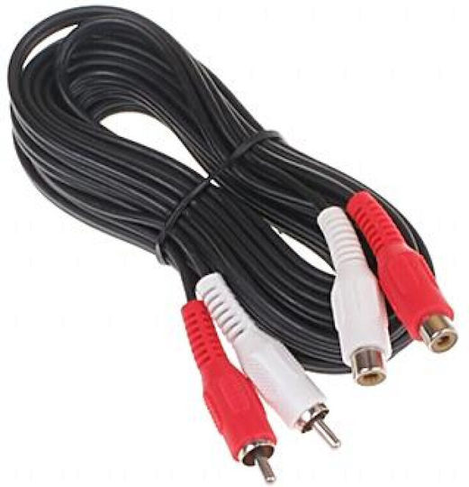 5m 2x RCA male to 2x RCA female Cable (KPO2661-5)