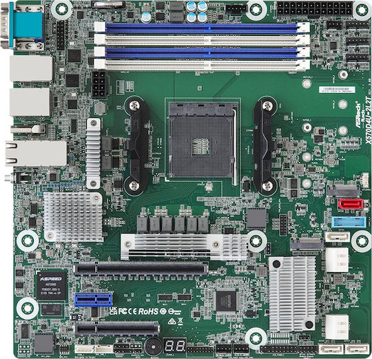 ASRock X570D4U-2L2T/BCM Mainboard Micro ATX mit AMD AM4 Sockel