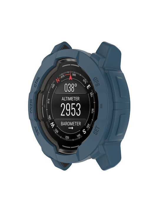 Silicone Case in Blue color for Garmin Instinct 3 (50mm)