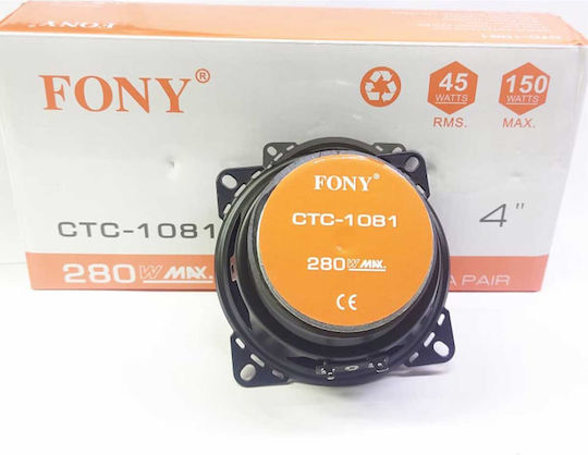 PerVoi Auto-Lautsprecher 4" mit 60W RMS (Tieftöner)