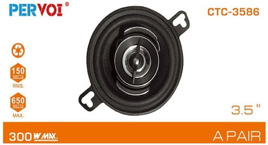 PerVoi Boxă Auto PerVoi 3.5" cu 150W RMS (2 căi)