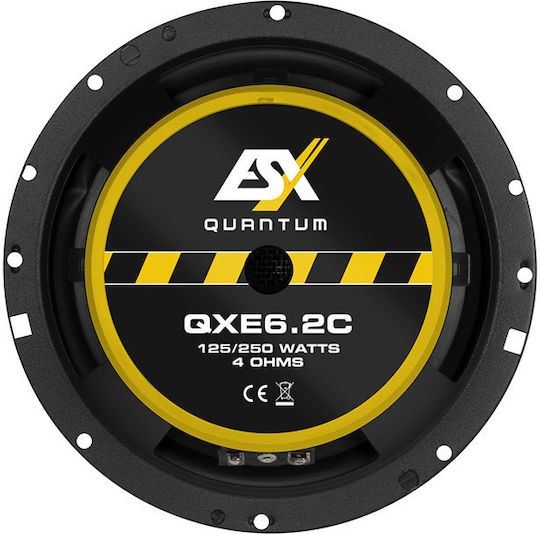 Esx Set Auto-Lautsprecher QXE6.2C Autolautsprecher 6.5" mit 125W RMS (2 Weg)