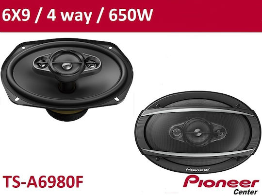 Pioneer Car Speaker Set 6x9" with 100W RMS (4 Way)