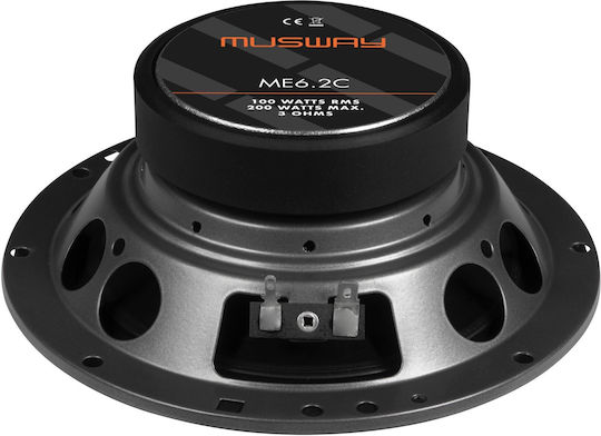 Musway Set Auto-Lautsprecher ME6.2C Autolautsprecher 6.5" mit 100W RMS (2 Weg)