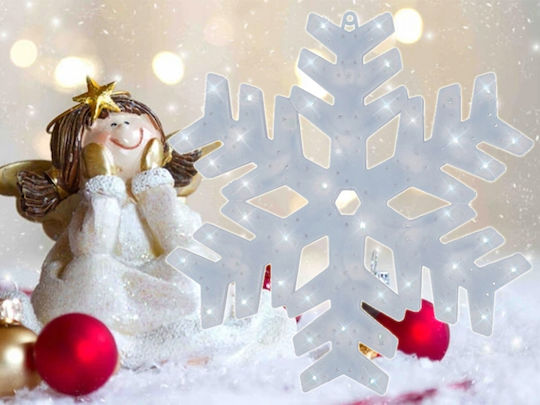 Verk Group Weihnachtlicher Dekorativer Stern Beleuchtet Kunststoff 1Stück