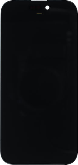 Οθόνη OLED Soft mit Touch-Mechanismus und Rahmen für iPhone 15 Pro (Schwarz)