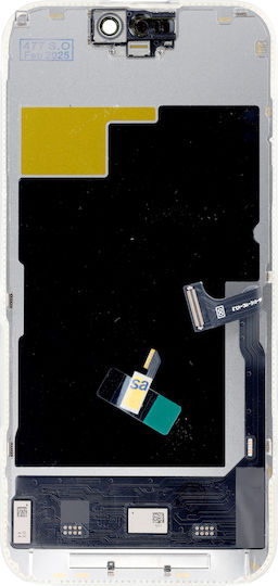 Οθόνη OLED Soft mit Touch-Mechanismus und Rahmen für iPhone 15 Pro (Schwarz)