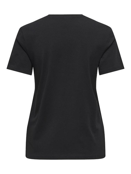 Γυναικείο T-shirt Animal Print Μαύρο