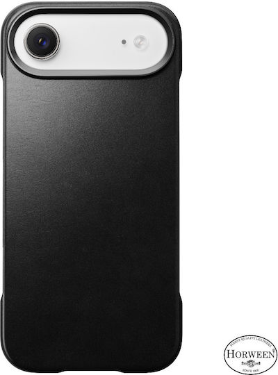 Nomad Back Cover Δερμάτινο / Σιλικόνης Μαύρο (iPhone Air)