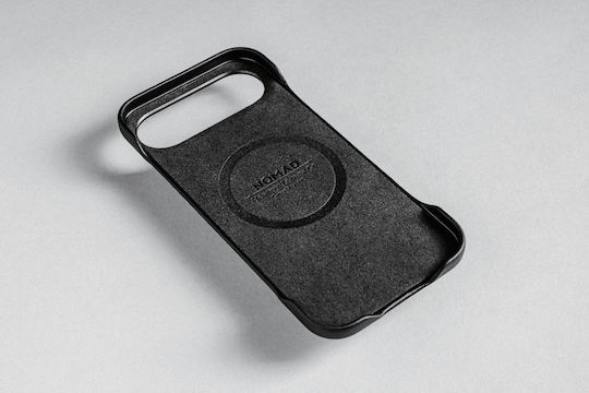Nomad Back Cover Δερμάτινο / Σιλικόνης Μαύρο (iPhone Air)