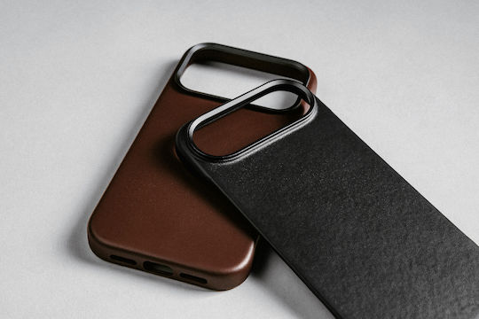 Nomad Back Cover Δερμάτινο / Σιλικόνης Μαύρο (iPhone Air)