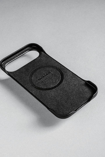 Nomad Back Cover Δερμάτινο / Σιλικόνης Μαύρο (iPhone Air)