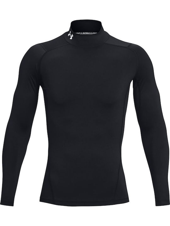 Under Armour HeatGear Bluza termica pentru barbati cu maneci lungi Compresie Negru