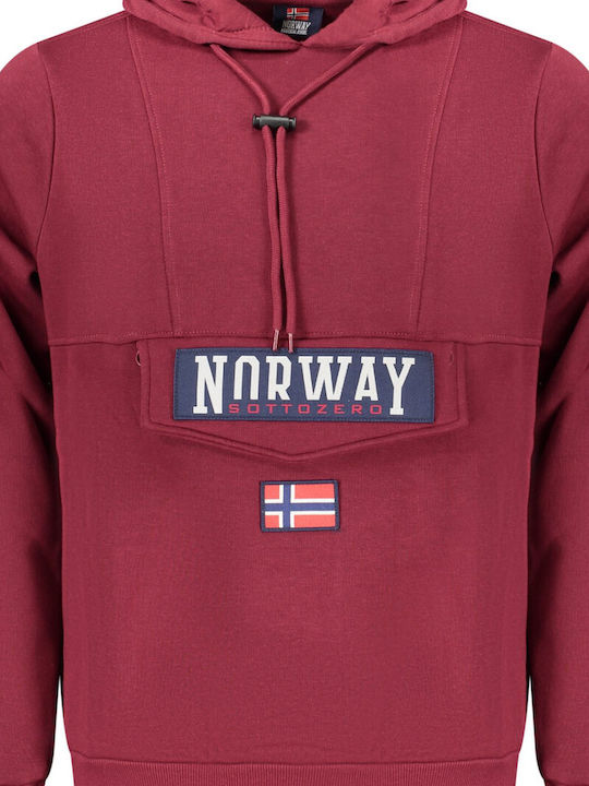 Sweatshirt with Hood Purple
