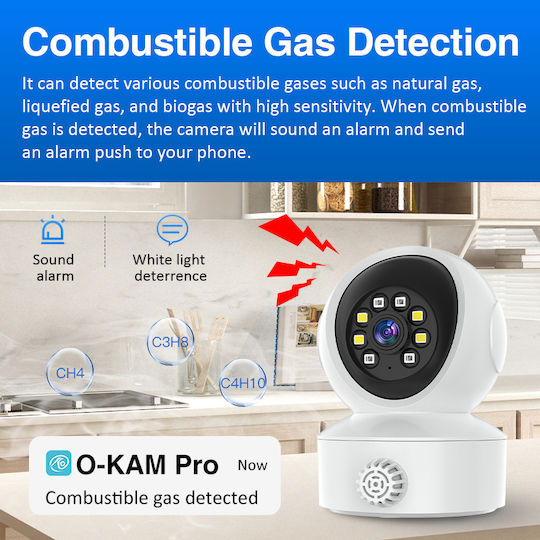 Vstarcam CS49LM IP Κάμερα Παρακολούθησης Wi-Fi Full HD+ 3MP Αδιάβροχη με Αμφίδρομη Επικοινωνία και Φακό 4mm