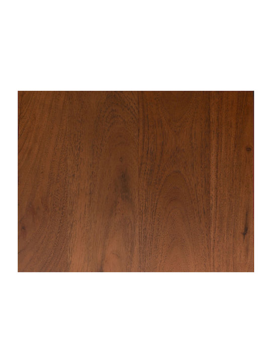 Rectangular Central Coffee Table Jivan Made of Solid Wood Beige W120xL70xH41cm