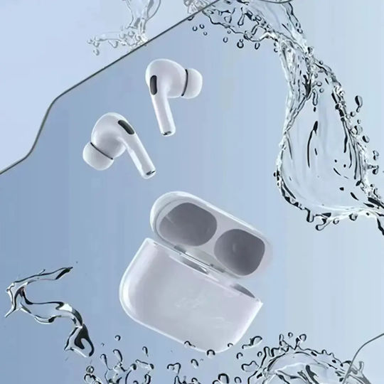 Pavareal P3 In-ear Bluetooth Handsfree Ακουστικά με Θήκη Φόρτισης Λευκά