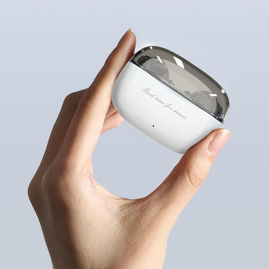 Dudao U8 Pro In-ear Bluetooth Handsfree Ακουστικά με Θήκη Φόρτισης Λευκά