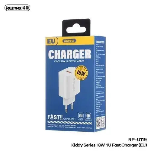 Remax Φορτιστής Χωρίς Καλώδιο με Θύρα USB-A 18W Quick Charge 3.0 Λευκός (RP-U119)